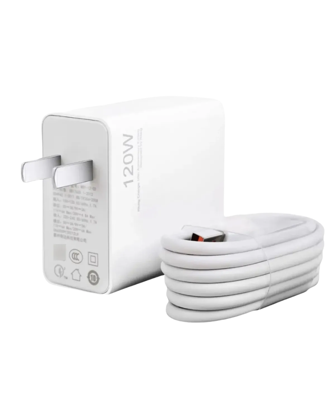 Xiaomi 120W Charging Combo (Type-A) Original – Ultra Rápido + Cable 1m
